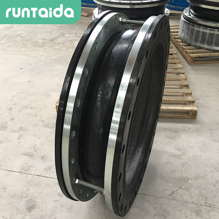 潤泰達—大翻邊限位（wèi）橡膠接頭 帶限（xiàn）位橡膠軟接頭