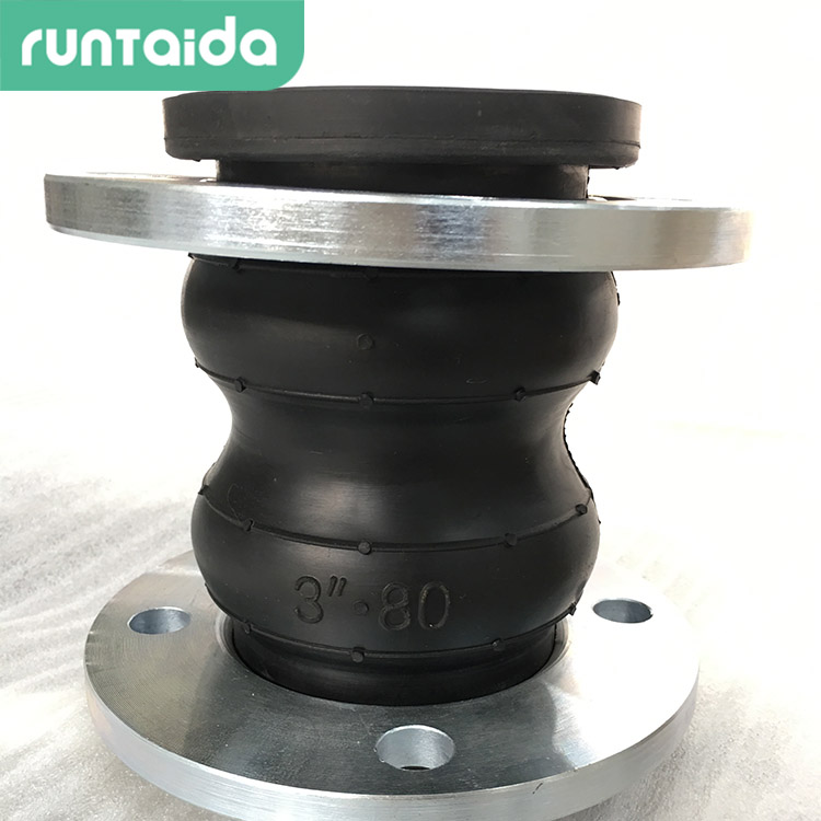 潤泰達-雙球體可曲撓（náo）橡膠接頭 雙球橡膠伸縮接頭柔性軟接頭