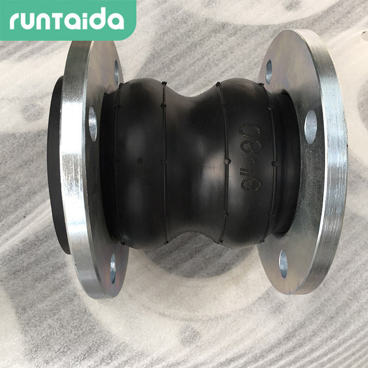 潤泰達-雙球體可撓曲橡膠（jiāo）接頭雙球橡膠伸縮節柔性橡膠接頭（tóu）