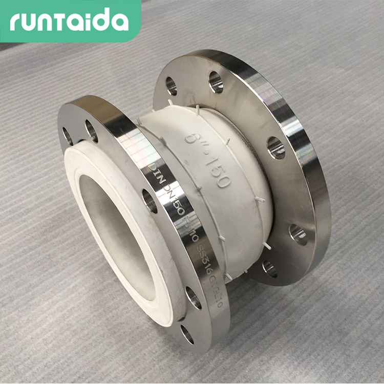 法蘭式（shì）單球體（tǐ）食品級橡膠軟接頭