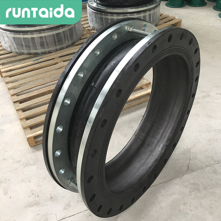 潤泰達—端麵全密封（fēng）橡膠接頭 大口徑加限位（wèi）橡膠接頭 大翻邊橡膠接頭